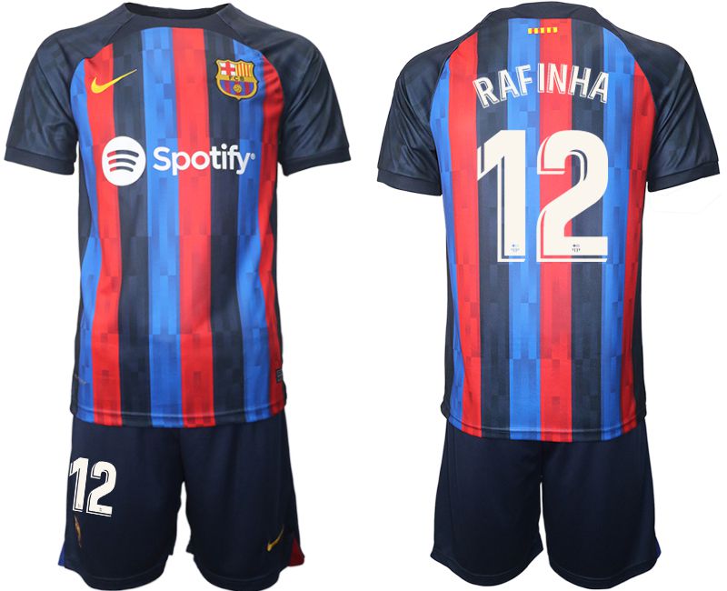 Men 2022-2023 Club Barcelona home blue 12 Soccer Jersey